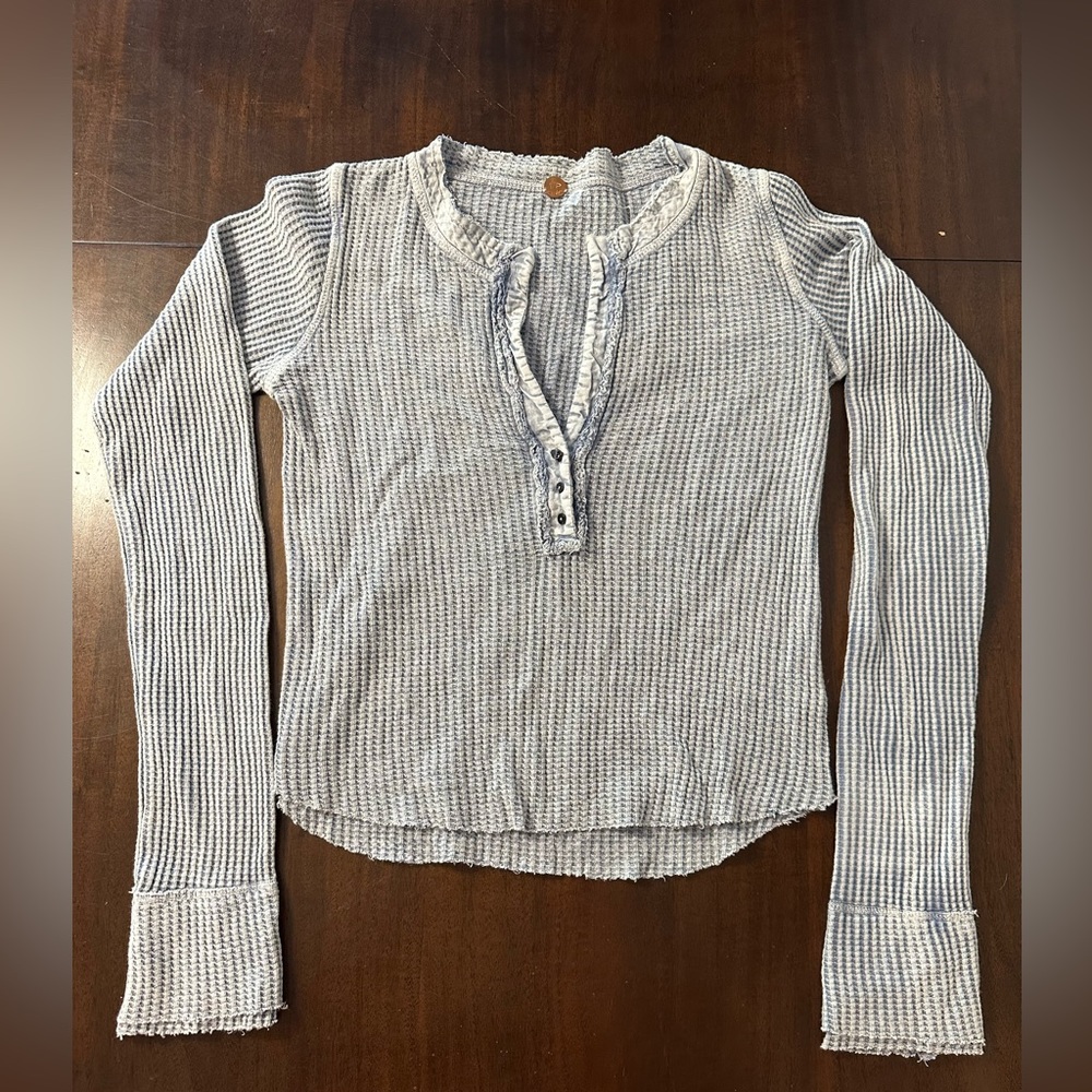 FP One Thermal Henley Shirt Size S